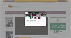 Desktop Screenshot of conesulnoticias.com.br